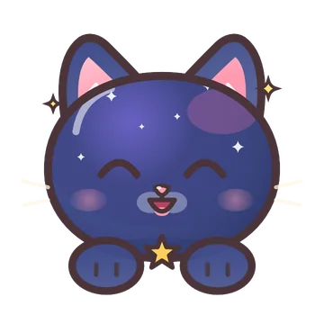 银河夜空猫