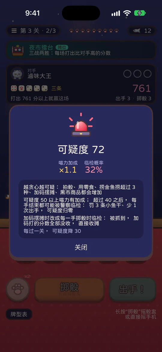 可疑度・警察临检